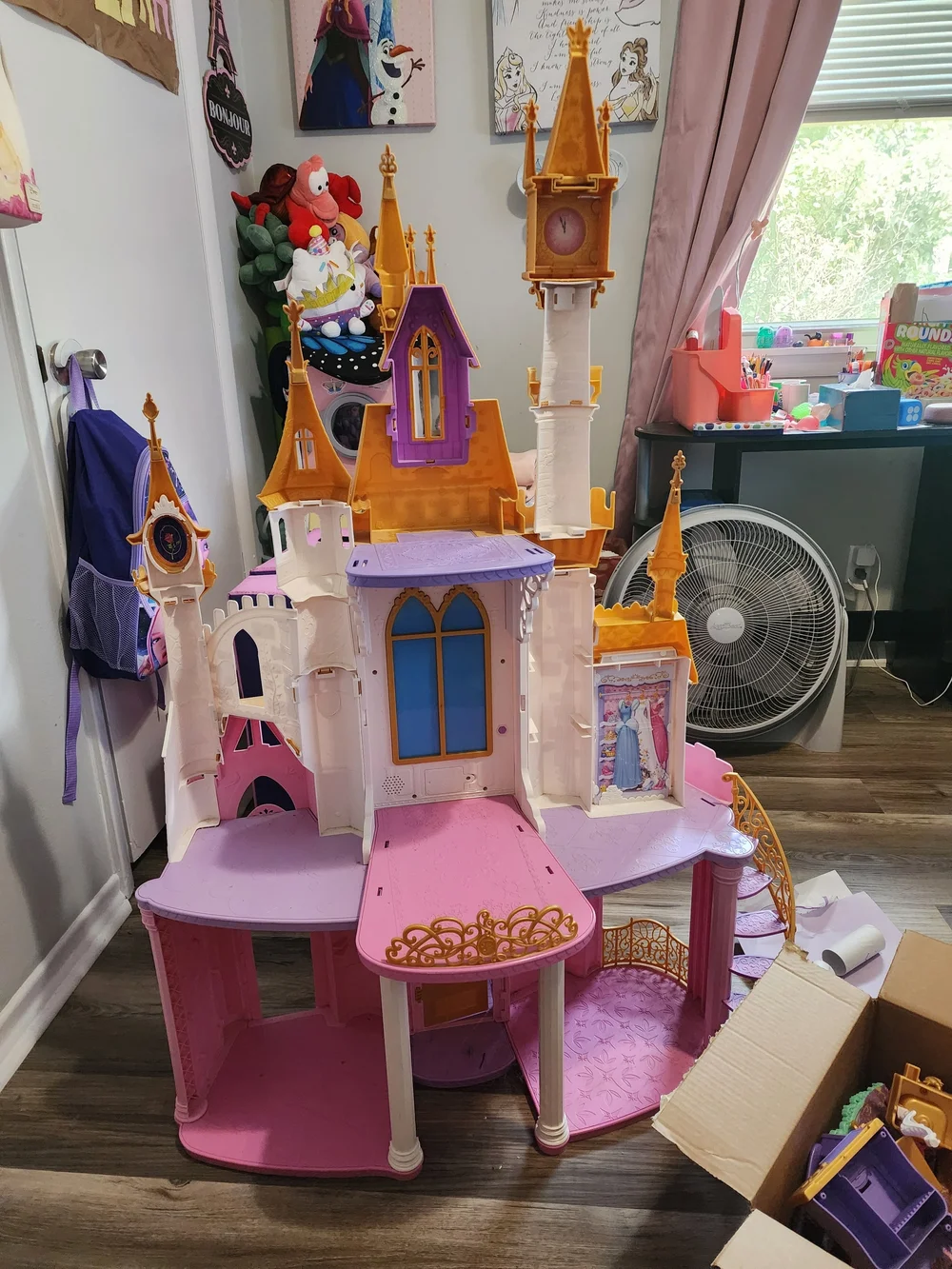 Disney Princess Ultimate Celebration Castle 4' Dollhouse w/ Sounds